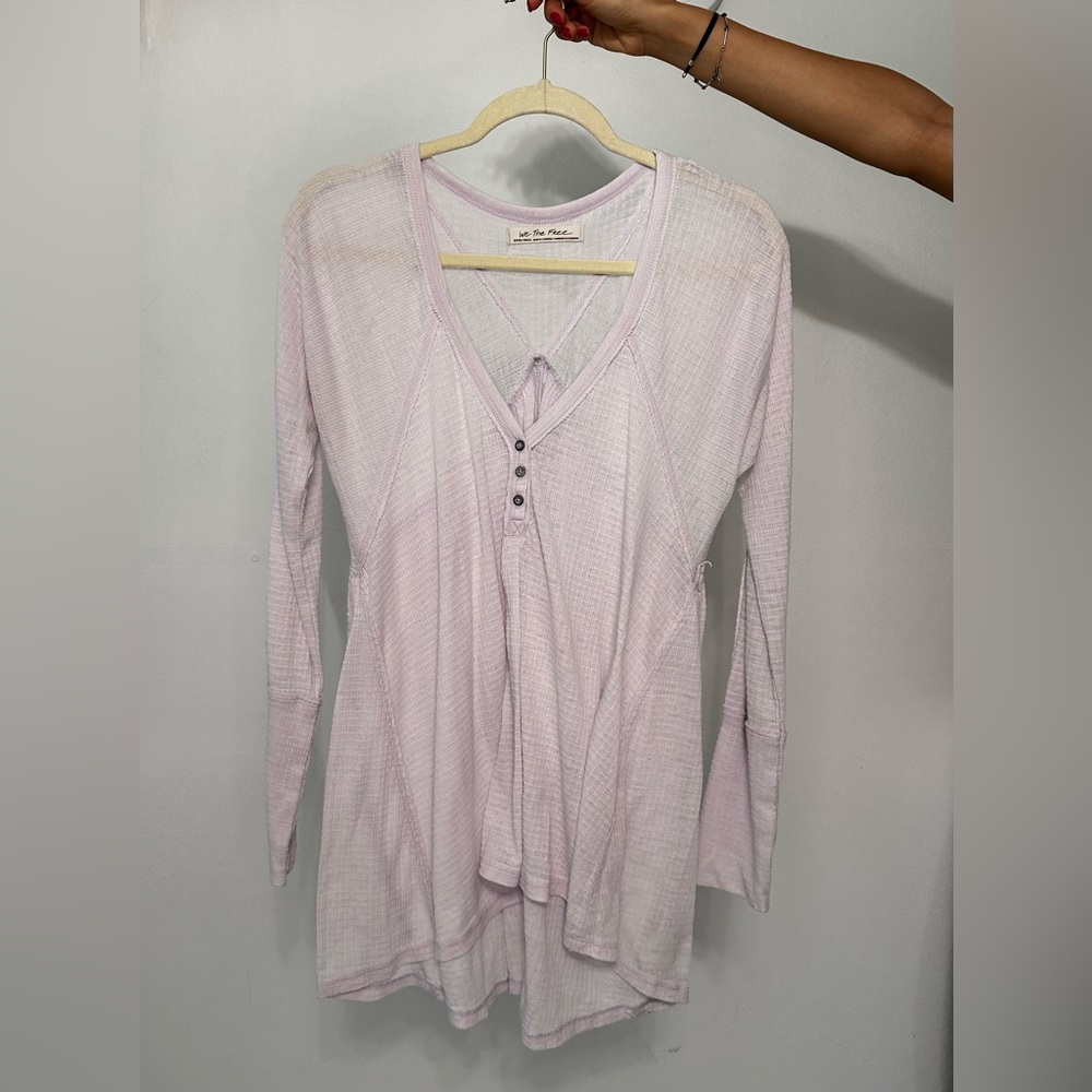We The Free Pink Long-Sleeve Shirt